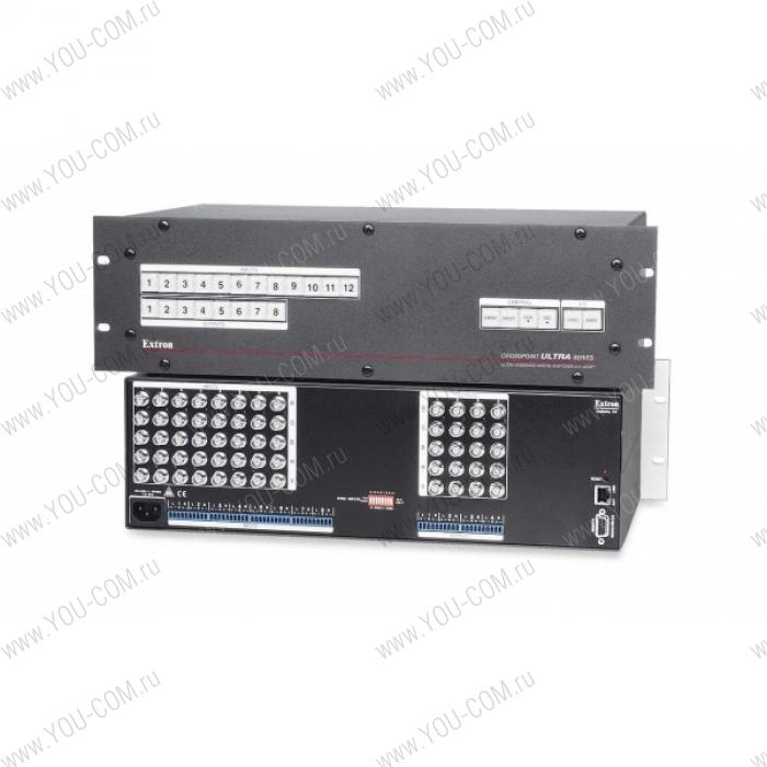 Матричный коммутатор 8x4 Extron CrossPoint Ultra 84 HV [60-337-22] сигнала RGBHV, ультраширокополосный, с технологией ADSP™, управление по IP Link® Ethernet, RS-232 и RS-422, высота 3U, 600 МГц.