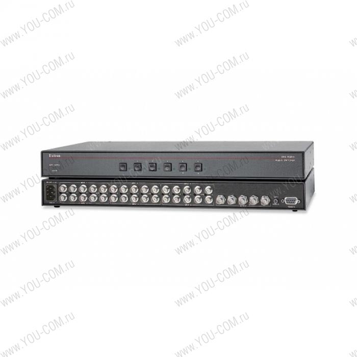 Коммутатор 6х1 Extron SW6 RGBHV [60-493-01] сигналов RGBHV, RGBS, RGsB, RsGsBs, HDTV, компонентного и композитного видео, S-video, разъемы BNC(F), управление по RS232, 350 MHz.