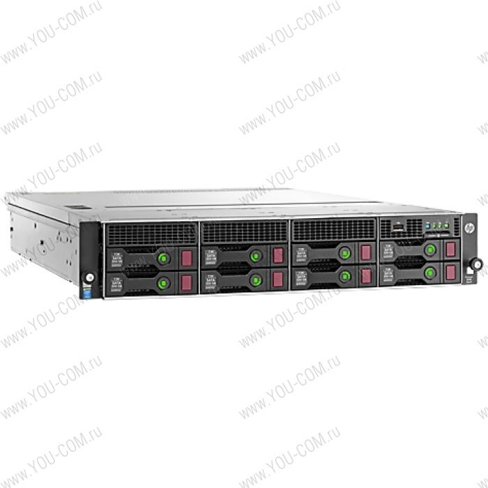 Сервер Proliant DL80 Gen9 E5-2603v4 Hot Plug Rack(2U)/Xeon6C 1.7GHz(15Mb)/1x8GbR1D_2400/B140i(ZM/RAID 0/1/10/5)/2x1TB7.2K_SATA(8)LFF/noDVD/iLOstd(no port)/2HSFans/2x1GbEth/Thumb/EasyRK/1x550W(NHP)