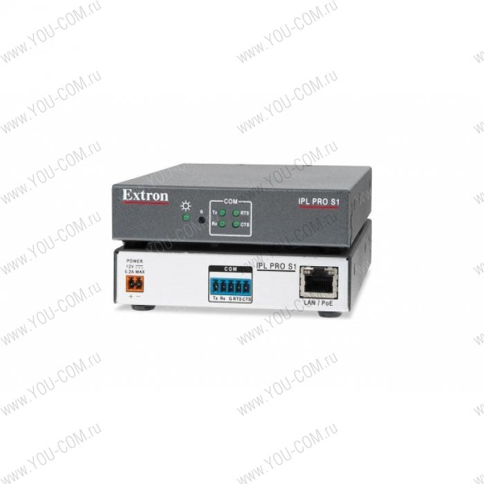 Процессор управления [60-1412-01] Extron IPL Pro S1 One Serial Port серии IP Link® Pro 