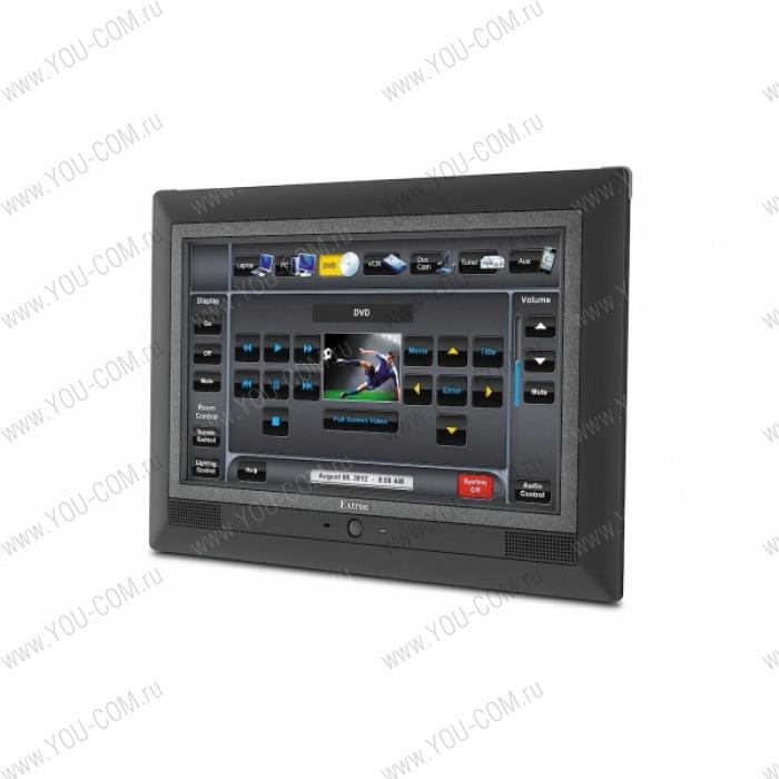 Сенсорная панель 10" Extron TouchLink® TLP 1000MV [60-1105-02] цвет черный, монтаж в стену, лекторскую трибуну или любую плоскую поверхность