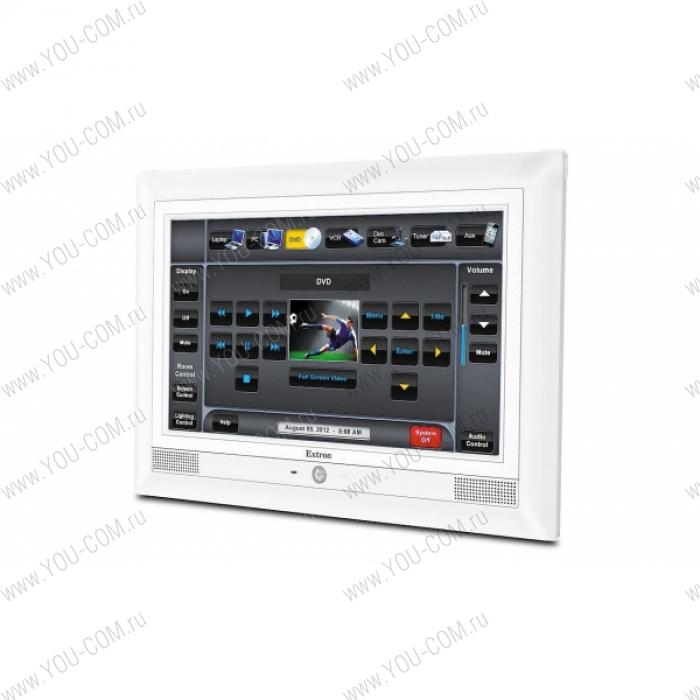 Сенсорная панель 10" Extron TouchLink® TLP 1000MV [60-1105-03] цвет белый, монтаж в стену, лекторскую трибуну или любую плоскую поверхность