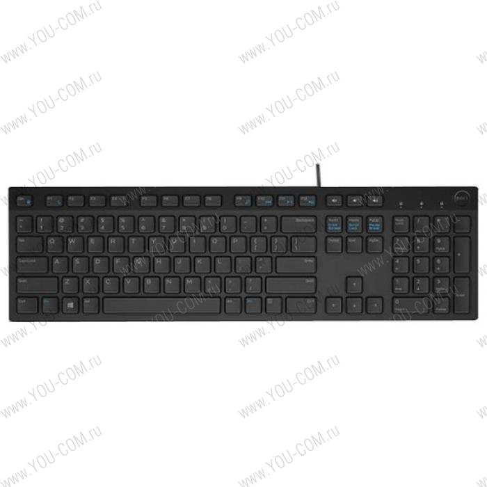 Клавиатура Dell Keyboard KB216, USB; Black