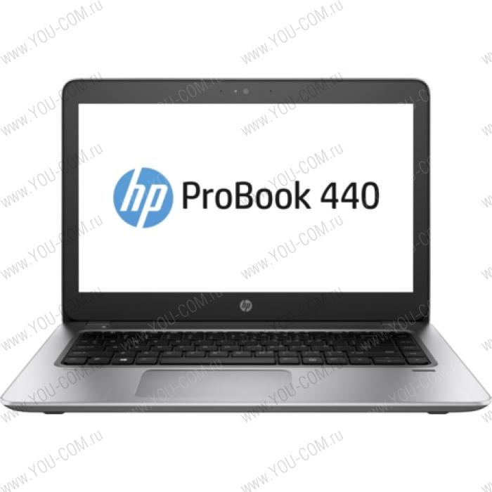 Ноутбук без сумки HP ProBook 440 G4 Core i3-7100U 2.4GHz,14" FHD (1920x1080) AG,4Gb DDR4(1),128Gb SSD,48 Wh LL,FPR,1.68kg,1y,Silver,DOS