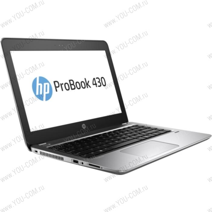 Ноутбук без сумки HP ProBook 430 G4 Core i5-7200U 2.5GHz,13.3" HD (1366x768) AG,4Gb DDR4(1),500Gb 7200,48Wh LL,FPR,1.5kg,1y,Silver,Win10Pro