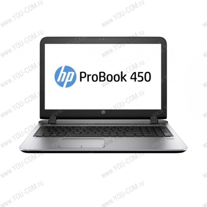 Ноутбук без сумки HP ProBook 450 G3 Core i3-6100U 2.3GHz,15.6" HD LED AG Cam,4GB DDR4(1),500GB 7.2krpm,DVDRW,WiFi,BT,4C,FPR,2.2kg,1y,Win7Pro(64)+Win10Pro(64)