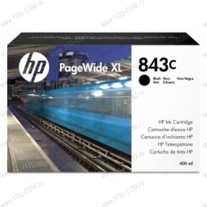 Картридж Cartridge HP 843C для PageWide XL 5000/4x000, черный, 400 мл