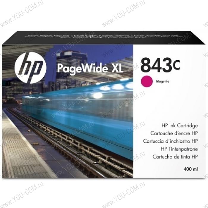 Картридж Cartridge HP 843C для PageWide XL 5000/4x000, пурпурный, 400 мл