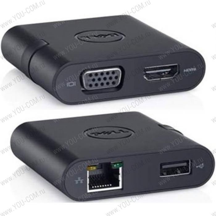 Адаптер Dell USB 3.0 — HDMI/VGA/Ethernet/USB 2.0 DA100