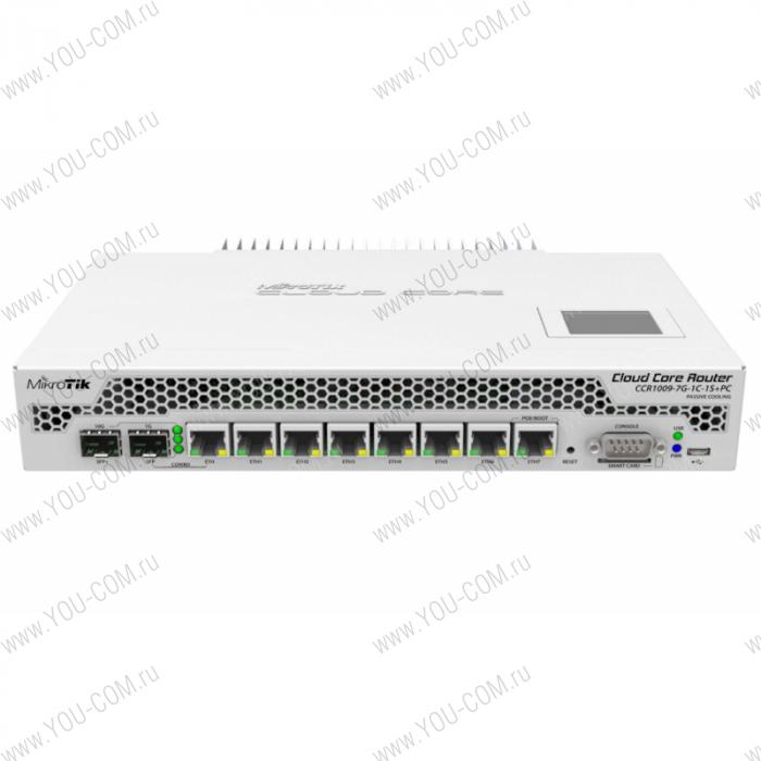 Маршрутизатор Mikrotik Cloud Core Router 1009-7G-1C-1S+PC (CCR1009-7G-1C-1S+PC)
