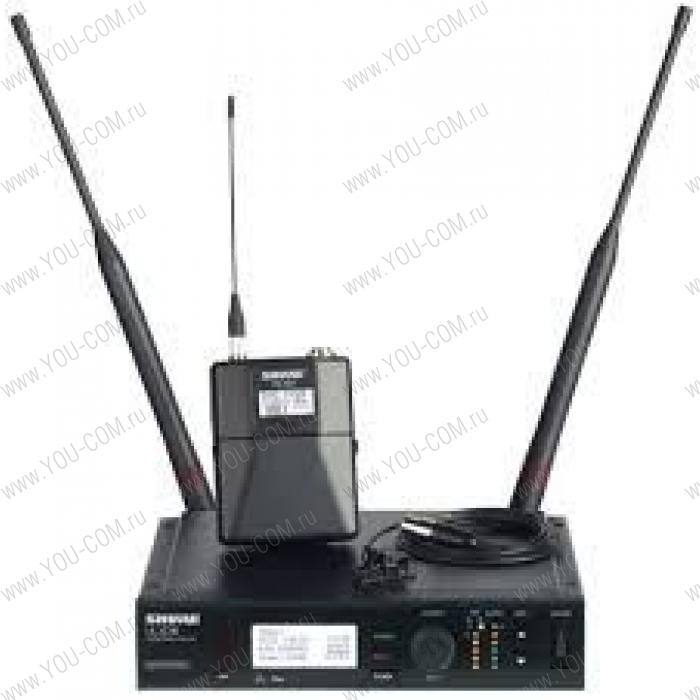 Цифровая радиосистема с портативным передатчиком и петличным микрофоном Shure ULXD14E / 150 / O