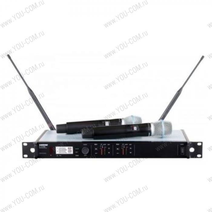 Двухканальная цифровая радиосистема с ручными передатчиками Shure ULXD24DE / B87A