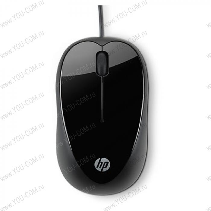Mouse HP Wired Mouse X1000 (Black) cons