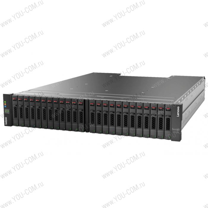 Система хранения данных Lenovo TS ThinkSystem DS6200 SAS Dual Controller 2U,Cache 8GB,noHDD 2,5"(upto24),Ports per controller:1x12GB SAS x4 expansion+4x12GB SAS x4(each SFF-8644),1x1GbE,1xSerial Console,2x580Wp/s(upto2)