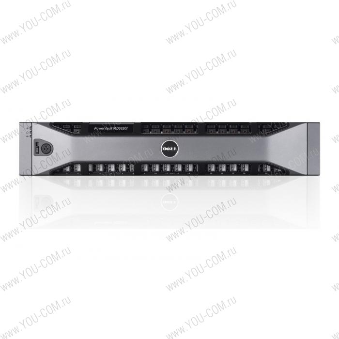 Дисковый массив Dell PowerVault MD3820f FC 16GBs 24xSFF Dual Controller 8GB Cache/ no HDD UpTo24SFF/ 2x600W RPS/ 4xSFP Tranceiver 16GBs/ Bezel/ Static ReadyRails II/ 3YPSNBD (210-ACCT)