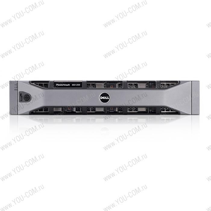 Дисковый массив Dell PowerVault MD1220 SAS 24xSFF Dual EMM/ noHDD UpTo24SFF/ 2x600W RPS/ 2xCable SAS 1m/ Bezel/ ReadyRails/ 3YPSNBD (210-30718)