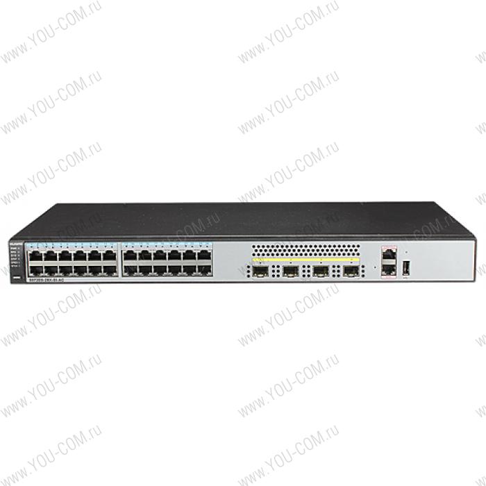 Коммутатор Huawei S5720S-28X-SI-AC(24 Ethernet 10/100/1000 ports,4 10 Gig SFP+,AC 110/220V) DEMO