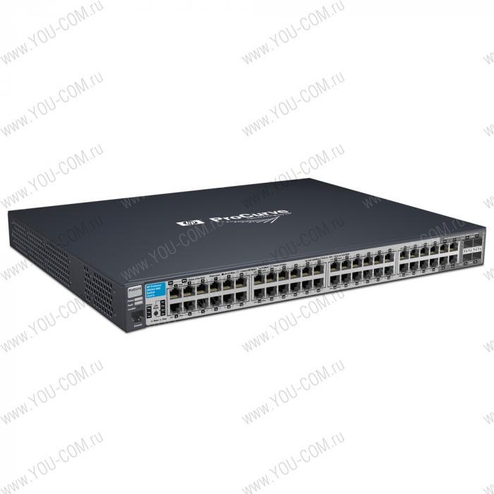 Коммутатор HP E2910-48G al Switch (44 ports 10/100/1000 +4 10/100/1000 or SFP, 4 10-GbE opt., Managed, Layer 3 static, Stackable 19')_Demo