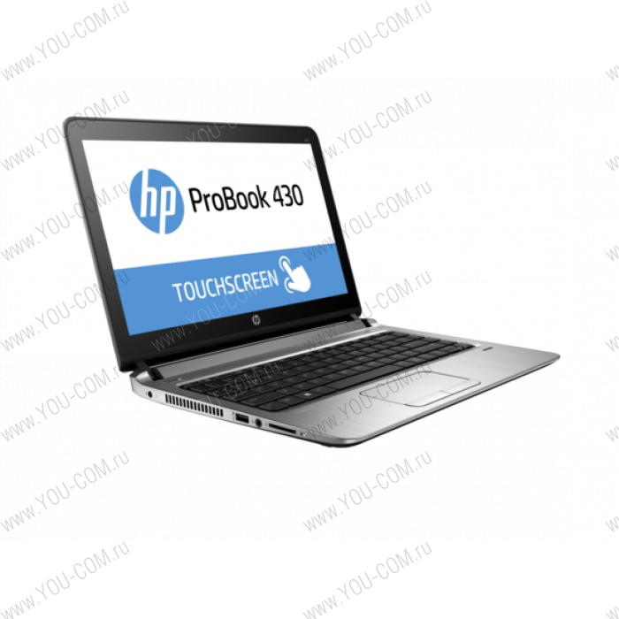 Ноутбук без сумки HP Probook 430 G3 Core i7-6500U 2.5GHz,13.3" HD LED AG Cam,8GB DDR4(1),500GB 5.4krpm,WiFi,BT,4C,FPR,1,5kg,1y,Win7Pro(64)+Win10Pro(64)(незначительное повреждение коробки)