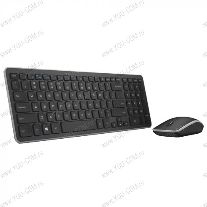 Клавиатура+мышь Комплект: мышь/клавиатура беспроводные DELL KM714 US (АНГЛ. РАСКЛАДКА!!!)