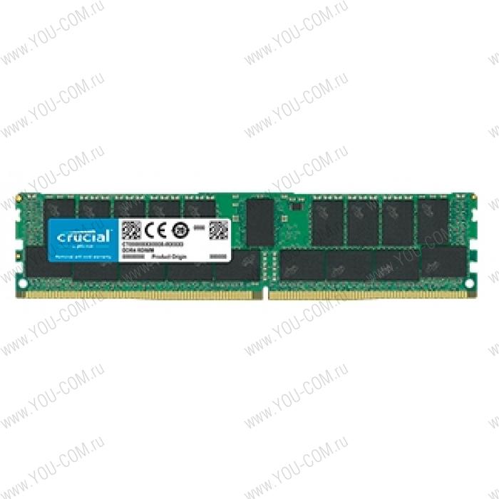 Crucial by Micron DDR4   32GB (PC4-21300) 2666MHz ECC Registered DR x4, 1.2V CL19 (Retail) 