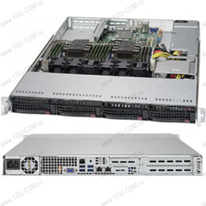 Серверная платформа Supermicro SuperServer 1U 6019P-WT noCPU(2)Scalable/TDP 70-165W/ no DIMM(12)/ SATARAID HDD(4)LFF/2xGbE/ 2xFH, 1xLP, M2/ 1x600W