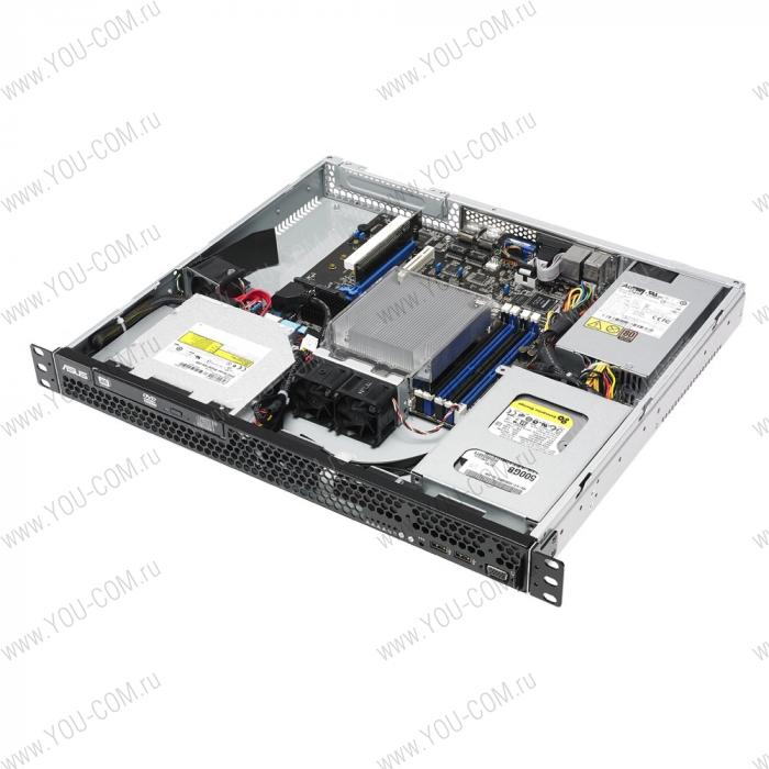 Серверная платформа ASUS RS100-E9-PI2 // 1U, ASUS P10S-M-DC, s1151 Xeon E3-1200 v5, 64GB max, 2HDD int, DVR, 250W, CPU FAN ; 90SV049A-M02CE0 (Ремонт платы)-001