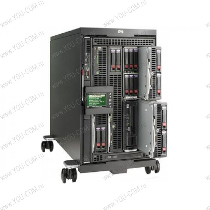 Демонстрационный сервер ProLiant BL cClass c3000 Single-Phase DEMO Enclosure with 6 blades, 2xBL460cG7(2xX5650,12GB), 3xBL460cGen8(2хE5-2670,64Gb), 2xBL460cGen9(E5-2650v3,32GB), Cisco3020/GbE2c, Brocade 8Gb SAN