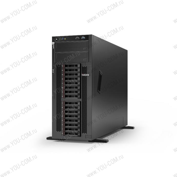 Сервер Lenovo TopSeller ThinkSystem ST550 Tower 4U,Xeon Gold 5115 10C (2.4GHz/85W),16GB/2666MHz/1.2V RDIMM(upto12),noHDD 2,5"(upto8/16),SR 930-8I )2GB Flash),DVD,PCI(upto5),2xGbE,2x750W Platinum p/s (upto2)