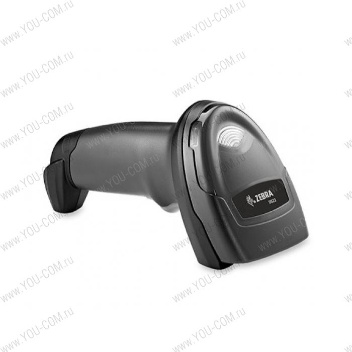 Сканер штрихкода Zebra DS2208-SR BLACK USB KIT: DS2208-SR00007ZZWW SCANNER, CBA-U21-S07ZBR SHIELDED USB CABLE