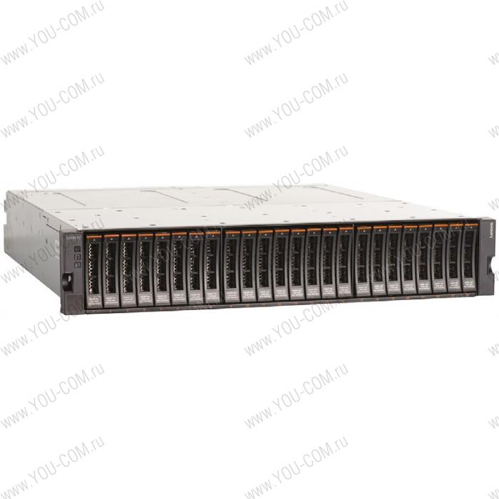 Полка расширения Lenovo TopSeller Storage V3700 V2 SFF Expansion Enclosure Rack 2U,noHDD 2,5" (up to 24),4x12GB SAS x4 port(miniSAS HD SFF-8644),no SAS cables (up to 2),no Powe(незначительное повреждение коробки)-001