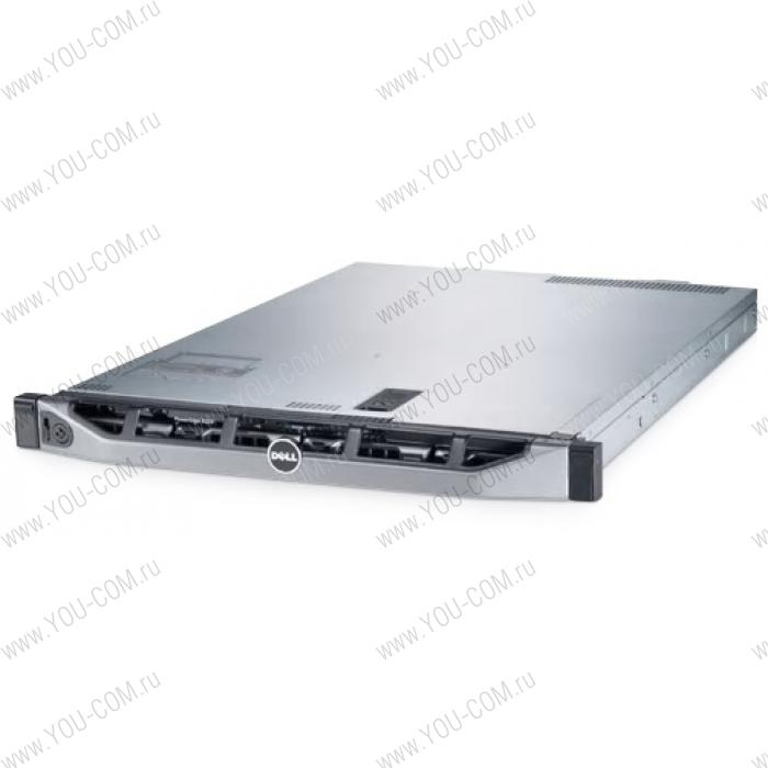 Сервер Dell PowerEdge R320 1U/ E5-2407v2 2.4Ghz/ no memory(6)/ H310/ no HDD(8)SFF/ DVDRW/iDRAC7 Ent/ 2xGE/ 1x350w(2up)/ Bezel/ Static Rails/ no ARM/ PCI-E: 1xF+1xL/ 3YBWNBD (210-ACCX)