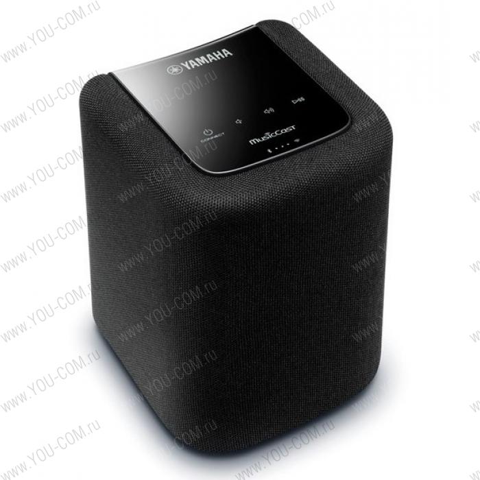 Yamaha WX-010 Black, Беспроводная акустическая система для потокового аудиосигнала, MusicCast, Bluetooth, Wi-Fi, Airplay, Режим стереопары, моб. ПО, 25 Вт, цвет чёрный (демонстрационный образец)