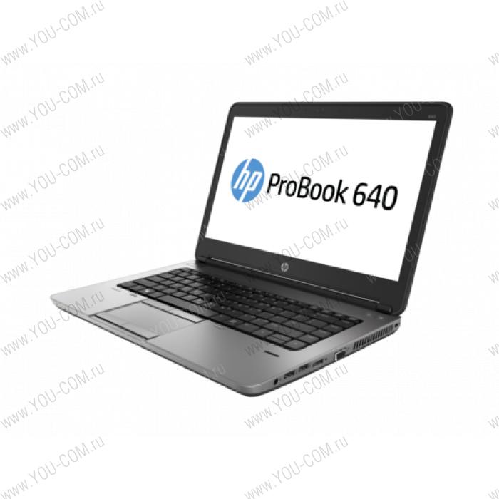 Ноутбук без сумки HP ProBook 640 G2 Core i5-6200U 2.3GHz,14" FHD (1920x1080) AG,8Gb DDR4(1),256Gb SSD,DVDRW,48Wh LL,FPR,2.1kg,1y,Gray,Win7Pro+Win10Pro (существенное повреждение коробки)