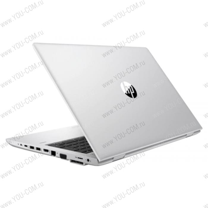 Ноутбук без сумки HP ProBook 650 G4 Core i7-8550U 1.8GHz,15.6" FHD (1920x1080) IPS AG,8Gb DDR4(1),512Gb SSD Turbo,DVDRW,48Wh,FPR,COM-port,2.2kg,1y,Silver,Win10Pro