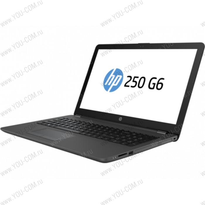 Ноутбук без сумки HP 250 G6 Core i5-7200U 2.5GHz,15.6" FHD (1920x1080) AG,AMD Radeon 520 2Gb,8Gb DDR4(1),256Gb SSD,DVDRW,41Wh,2.1kg,1y,Dark,Win10Pro (незначительное повреждение коробки)