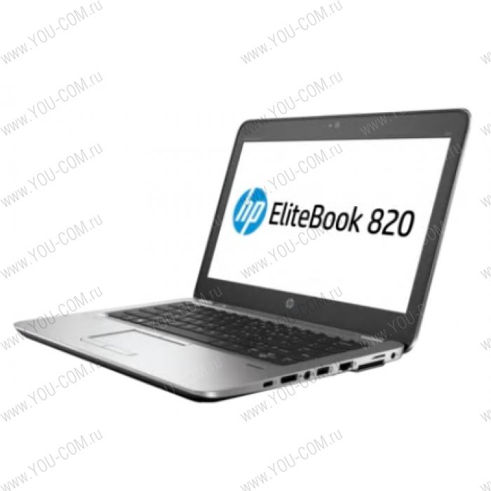 HP EliteBook 820 G3 Core i5-6200U 2.3GHz,12.5" FHD (1920x1080) AG,8Gb DDR4(1),256Gb SSD,44Wh LL,FPR,1.3kg,3y,Silver,Win10Pro