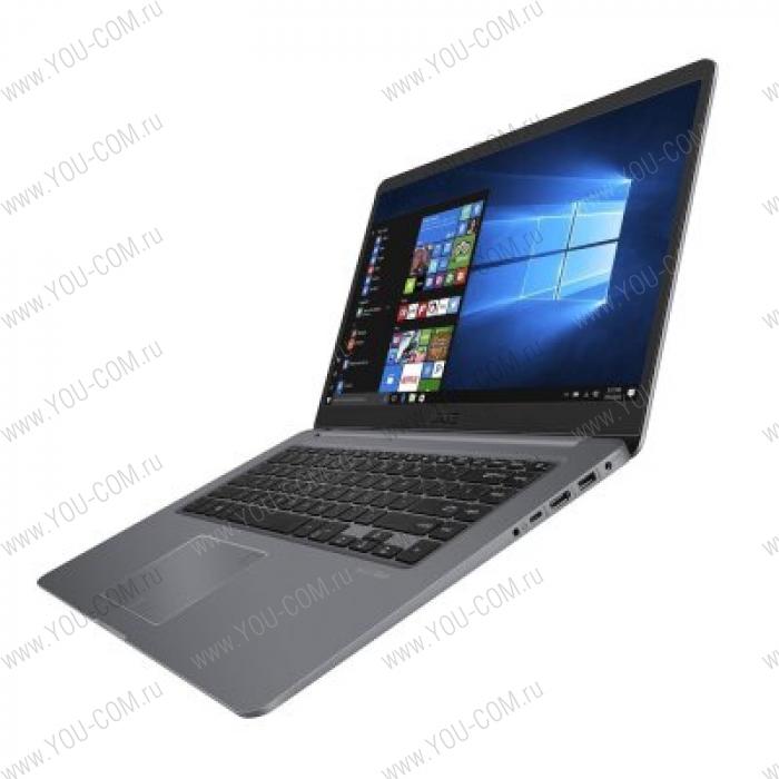 Ноутбук ASUS VivoBook S15 S510UN-BQ264 Core i3 7100U/8Gb/1TB HDD/15.6"FHD NanoEdge (1920x1080)/no ODD/GeForce MX150 2Gb/WiFi/BT/Cam/Illuminated Keyboard/DOS/1.7Kg/Grey