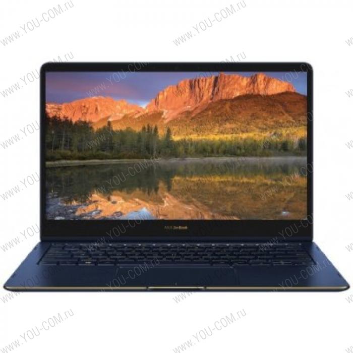 Ноутбук ASUS ZenBook Flip S UX370UA-C4224T+Mini Dock Core i5 8250U/8GB/512GB SSD PCIEG3x4 NVME/13,3" Glare Touch FHD(1920x1080) Intel HD Graphics 620/ Win10 Home/1.1Kg//Illuminated KB/Blue_metal/Sleeve& Stylu
