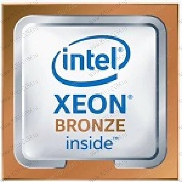 Процессор Dell  Intel Xeon Bronze 3106 1.7G, 8C/8T, 9.6GT/s, 11M Cache, No Turbo, No HT (85W) DDR4-2133 CK, Processor For PowerEdge 14G, HeatSink not included