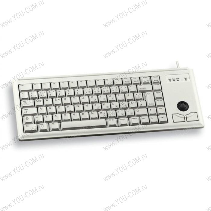 Клавиатура CHERRY G84-4400LUBEU(RB)-0 механика,Trackball, мини ,USB (С кириллицей !)