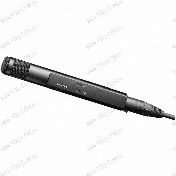 Sennheiser MKH 30 P48  Конденсаторный микрофон, "восьмёрка", отключаемый аттенюатор-10 дБ, обрезной фильтр НЧ, 12 - 20000 Гц