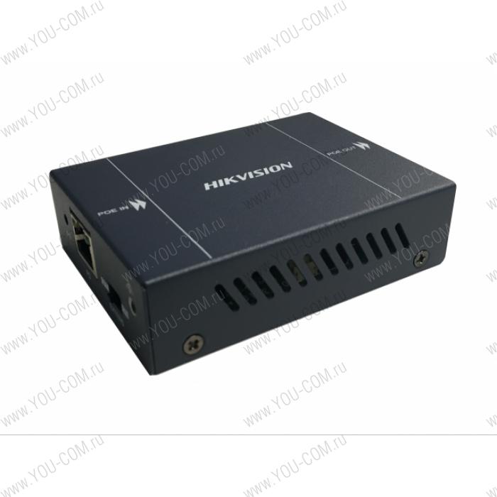 Hikvision DS-1H34-0102P POE удлинитель пассивный на 1 каналВход: 1 10/100BaseT(X)/IEEE 802.3at; выход: 2 10/100BaseT(X)/IEEE 802.3af/at; 2Вт; -30°C...+70°C.