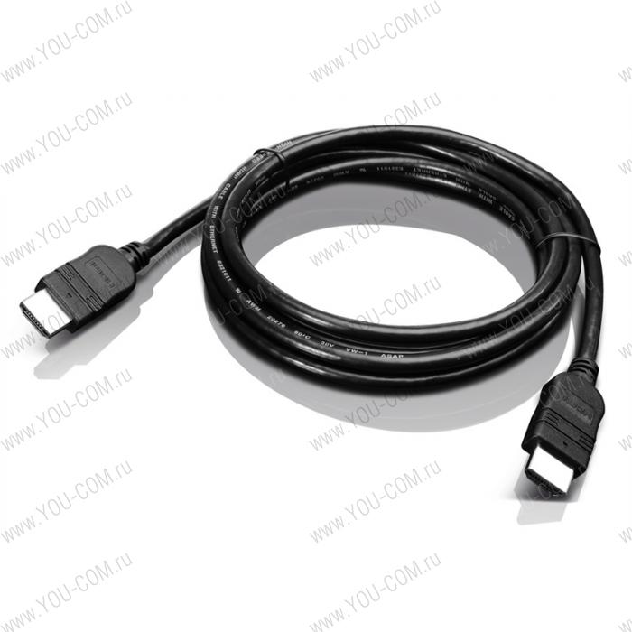Переходник Lenovo HDMI to HDMI cable ( M to M, 2 meters, Stereo 3D support, Full 1080+ resolutions at 120Hz, 4k support for up to 2 displays)