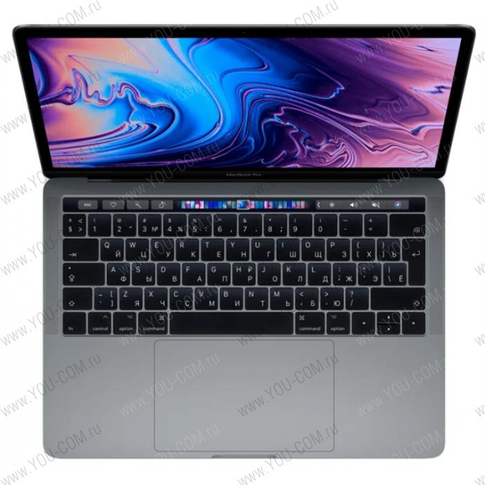 Apple 13-inch MacBook Pro, T-Bar (2019), 2.8GHz Q-core 8thgen. Intel Core i7, TB up to 4.7GHz, 16GB, 1TB SSD, Intel Iris Plus 655, Space Gray (mod.Z0WQ000DH;Z0WQ/14), rep.Z0V7000NA