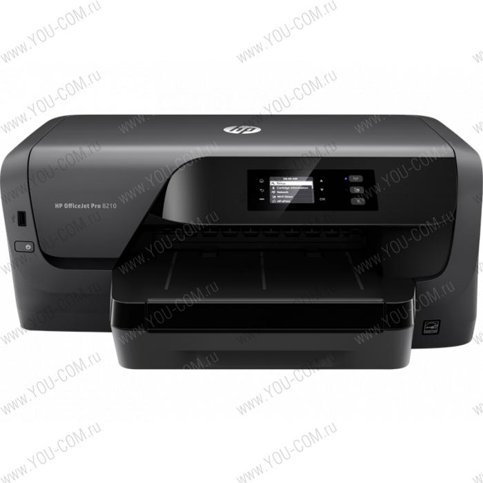 HP OfficeJet Pro 8210 Printer (A4, 22(18) ppm, 256 Mb,Duplex, 1 tray 250, USB 2.0/Wi-Fi/10/100 Fast Ethernet, cartridges in box)