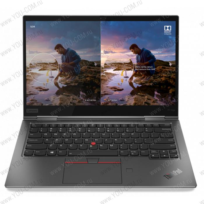 Ноутбук ThinkPad X1 Yoga G5 T 14" FHD (1920x1080) AR MT, i5-10210U 1.6G, 16GB LP3 2133, 512GB SSD M.2, Intel UHD, WiFi, BT, NoWWAN, FPR, Pen, IR&HD Cam, 65W USB-C, 4cell 51Wh, Win 10 Pro, 3Y CI, Gray, 1.36kg