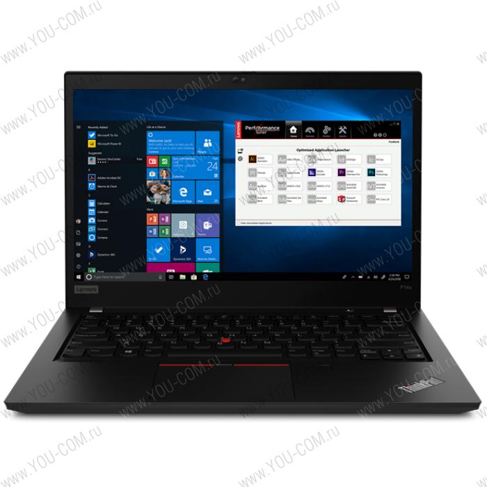 Ноутбук ThinkPad P14s 14" UHD (3840x2160) IPS 500N, i7-10510U 1.8G, 16GB Soldered+16GB DIMM 2666, 1TB SSD M.2, Quadro P520 2GB, WWAN Ready, WiFi 6, BT, FPR, SCR, IR Cam, 3cell 50Wh, Win 10 Pro, 3Y PS