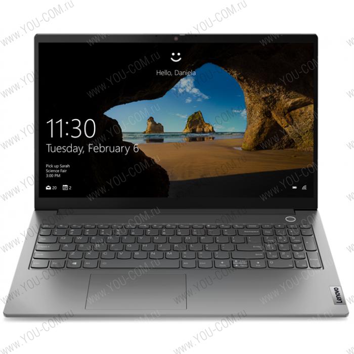 Ноутбук Lenovo ThinkBook 15 G2 ITL 20VE0007RU, 15.6" FHD (1920x1080) IPS AG 250N, i3-1115G4 3G, 8GB DDR4 3200, 256GB SSD M.2, Intel UHD, WiFi 6, BT, FPR, HD Cam, 3cell 45Wh, Win 10 Pro, 1Y CI, 1.7kg,
