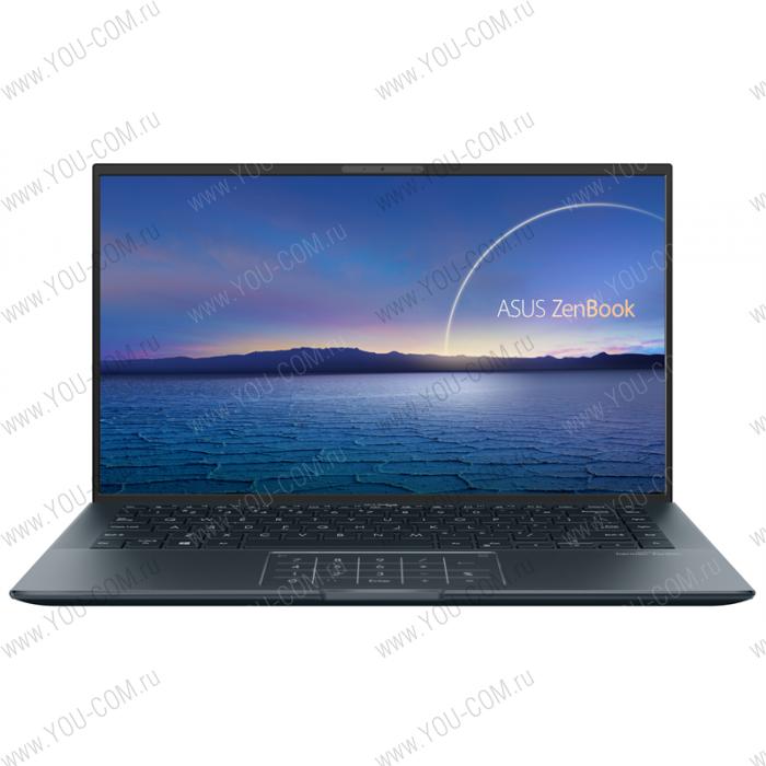 Ноутбук ASUS Zenbook 14 UX435EAL(BX435EAL-KC074R) Intel Core i5-1135G7/8Gb LPDDR4X/512Gb SSD/14,0 FHD/NumPad/Windows 10 Pro/980gr/Pine_grey/USB-A to RJ45 adapter/Mg_body